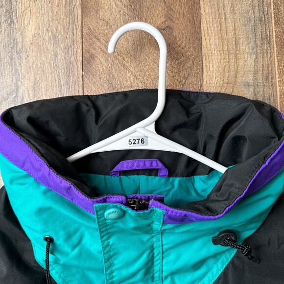 Vintage 90s Columbia Anorak Jacket Men's Large Green Water‎ Resistance 5276 - Picture 16 of 16